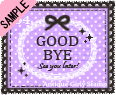 GOOD BYE(GirlyStamp�j