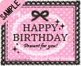 HAPPY BIRTHDAY(GirlyStamp�j